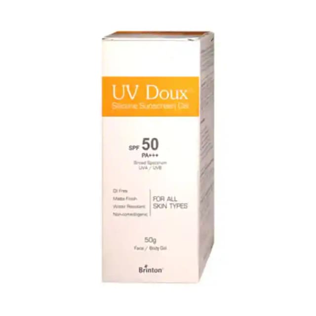 UV Doux Silicone Sunscreen Gel SPF 50 (1 Bottle of 50 gm Gel)