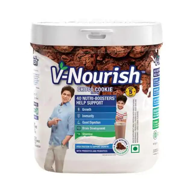 V Nourish (Above 5 Years) Choco Cookies (1 Jar Of 200 gm Powder)