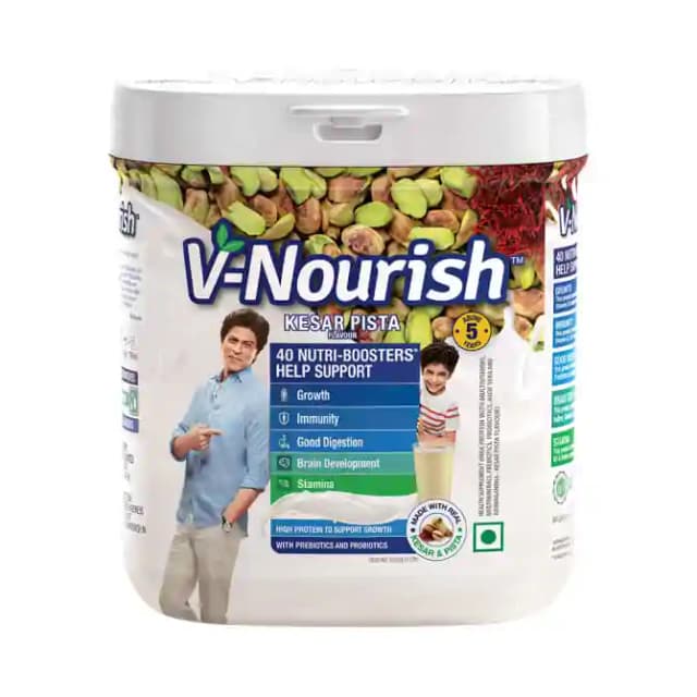 V Nourish (Above 5 Years) Kesar Pista (1 Jar Of 200 gm Powder)