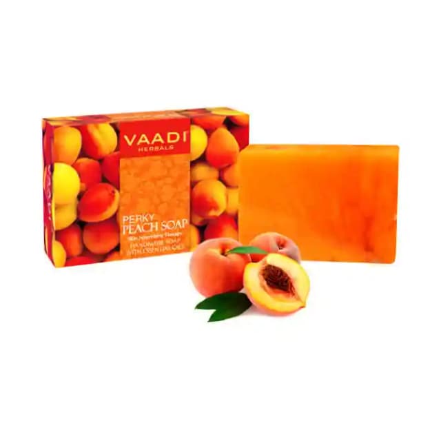 Vaadi Herbals Perky Peach Soap (1 Packet Of 75 gm Soap)
