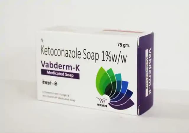 Vabderm K Soap (75 gm in 1 packet)