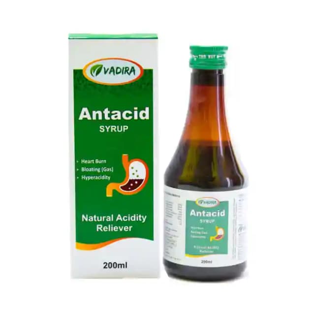 Vadira Antacid Syrup (1 Bottle of 200 ml Syrup)