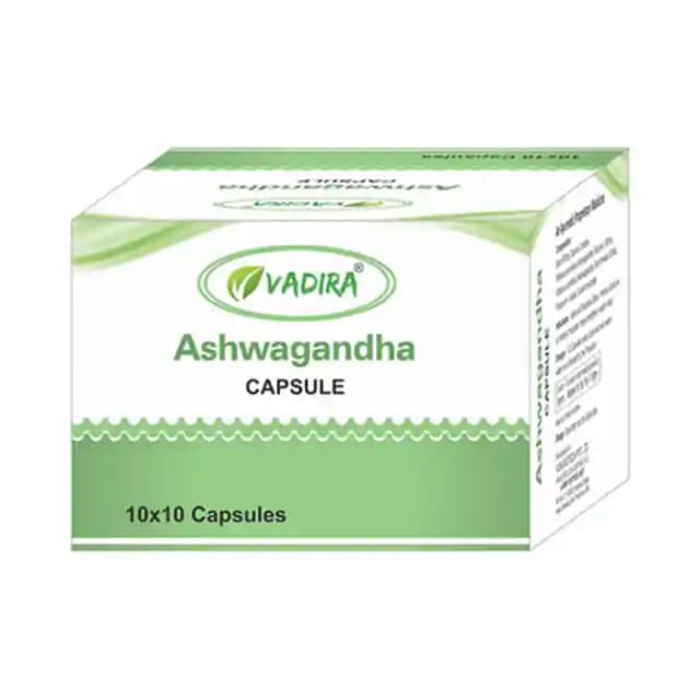 Vadira Ashwagandha (1 Box Of 100 capsules)