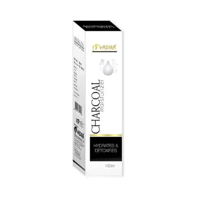Vadira Moisturiser Charcoal (1 Bottle of 100 ml Moisturiser)
