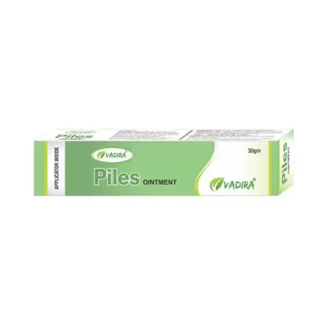 Vadira Piles Ointment (1 tube of 30 gm Ointment)