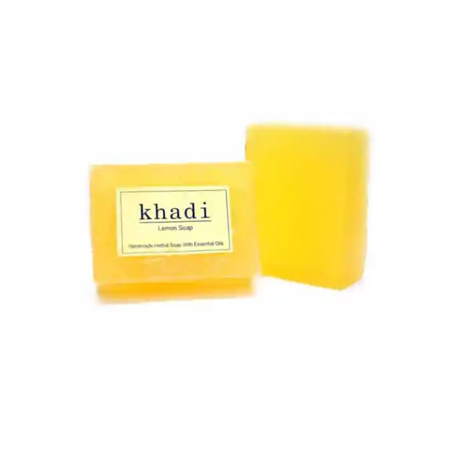Vagads Khadi Lemon Soap (1 Packet Of 125 gm Soap)