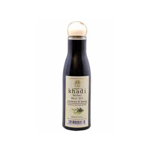 Vagads Khadi Rosemary & Henna Hair Oil (1 Bottle of 200 ml Oil)