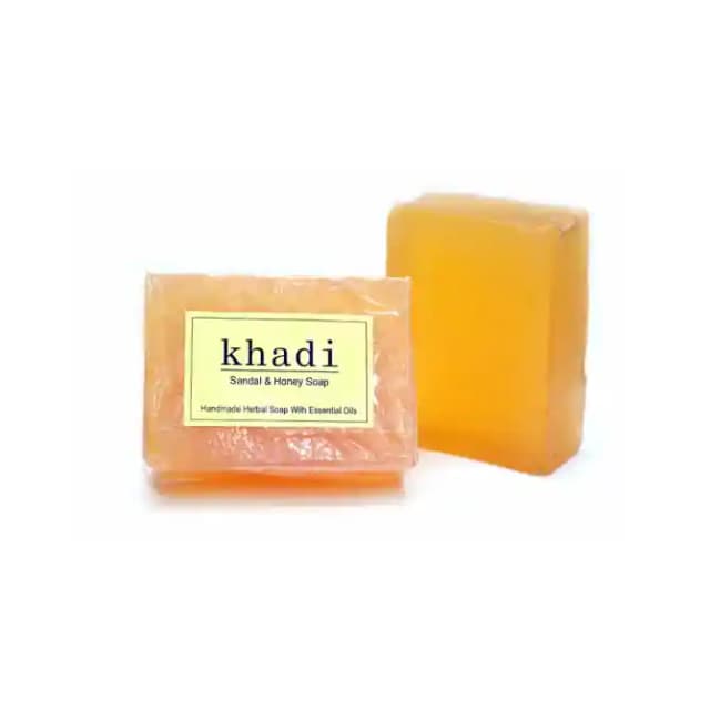 Vagads Khadi Sandal & Honey Soap (1 Packet Of 125 gm Soap)