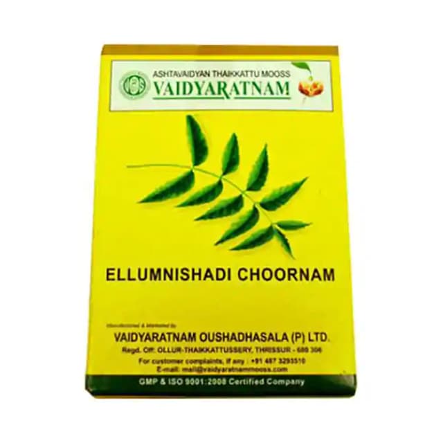 Vaidyaratnam Ellumnishadi Choornam (1 Packet Of 100 gm Powder)