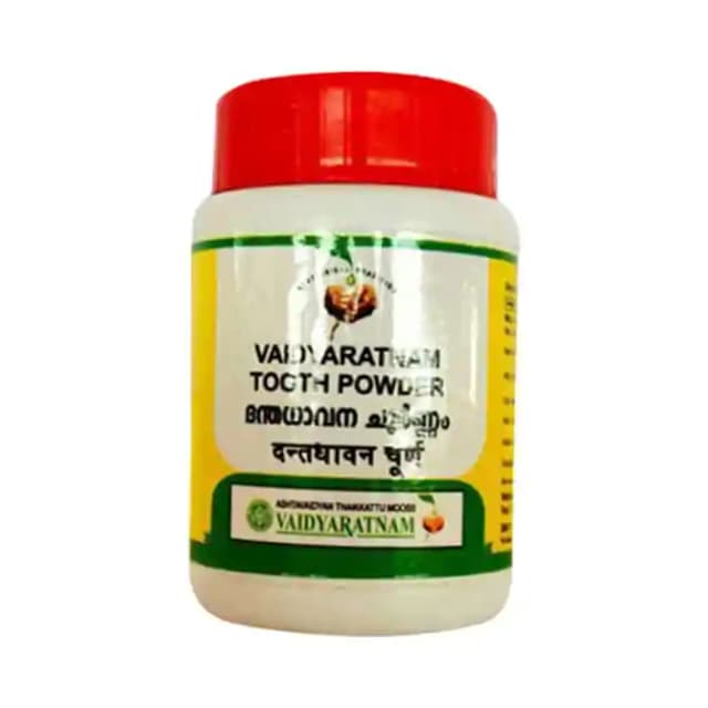 Vaidyaratnam Tooth Powder (1 Jar Of 50 gm Powder)