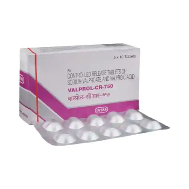 Valprol CR 750 (10 tablets cr in 1 strip)