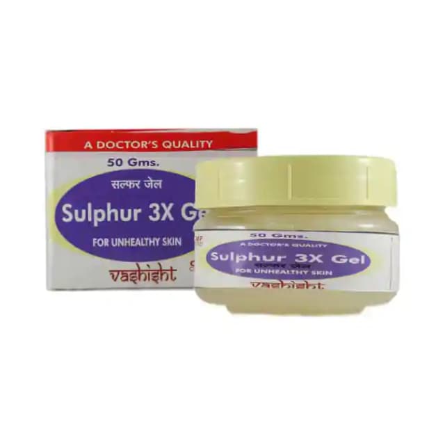 Vashisht Sulphur 3X Gel (1 Jar Of 50 gm Gel)