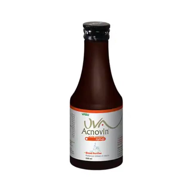Vasu Uva Acnovin Syrup (1 Bottle of 200 ml Syrup)