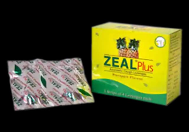 Vasu Zeal Plus Lozenges (1 Strip Of 4 lozenges)