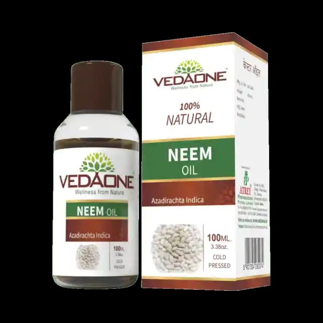 Vedaone 100% Natural Neem Oil (1 Bottle of 100 ml Oil)