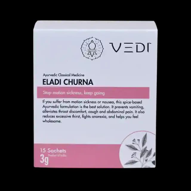 Vedi Eladi Churna 3gm Sachet (1 Box Of 15 Sachets)
