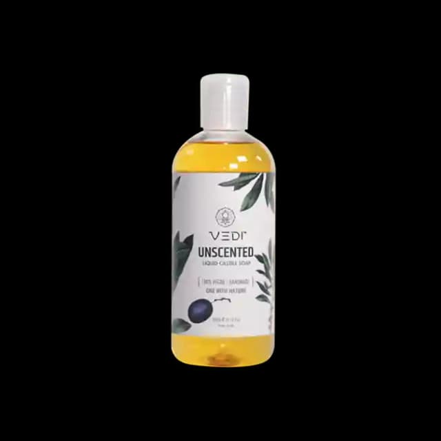 Vedi Liquid Castile Soap Unscented (1 Bottle of 300 ml Soap)