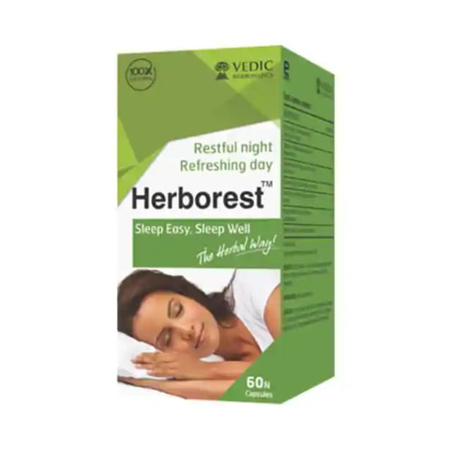 Vedic Herbonatics Herborest (1 Bottle of 60 capsules)