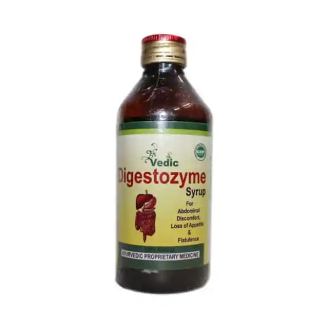 Vedic Upchar Digestozyme Syrup (1 Bottle of 200 ml Syrup)