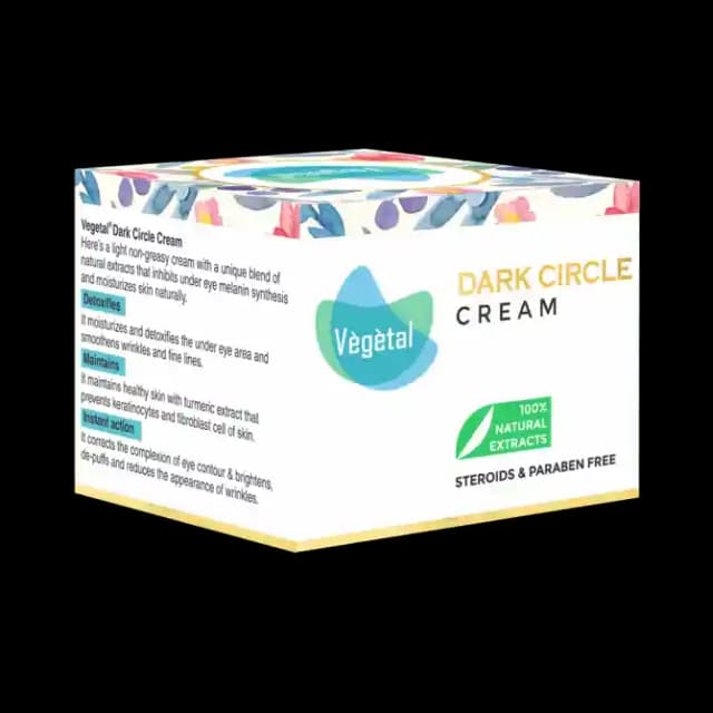 Vegetal Cream Dark Circle (1 Jar Of 20 gm Cream)