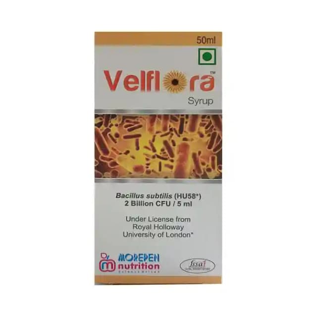 Velflora Syrup (1 Bottle of 50 ml Syrup)