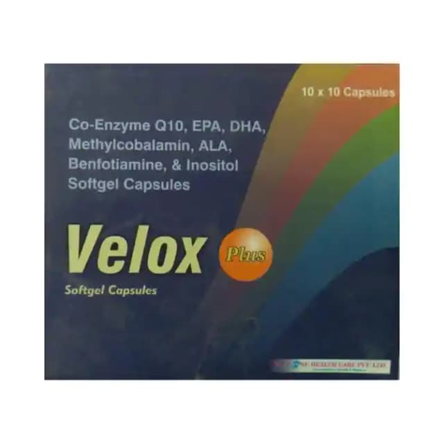 Velox Plus (1 Strip Of 10 capsules)