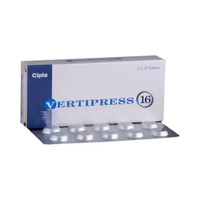 Vertipress 16 (10 tablets in 1 strip)
