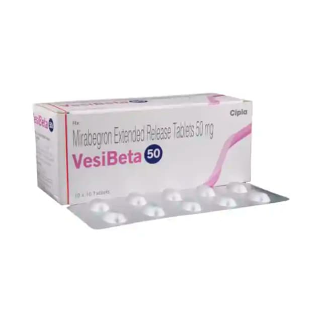 VesiBeta 50 ER (10 tablets er in 1 strip)