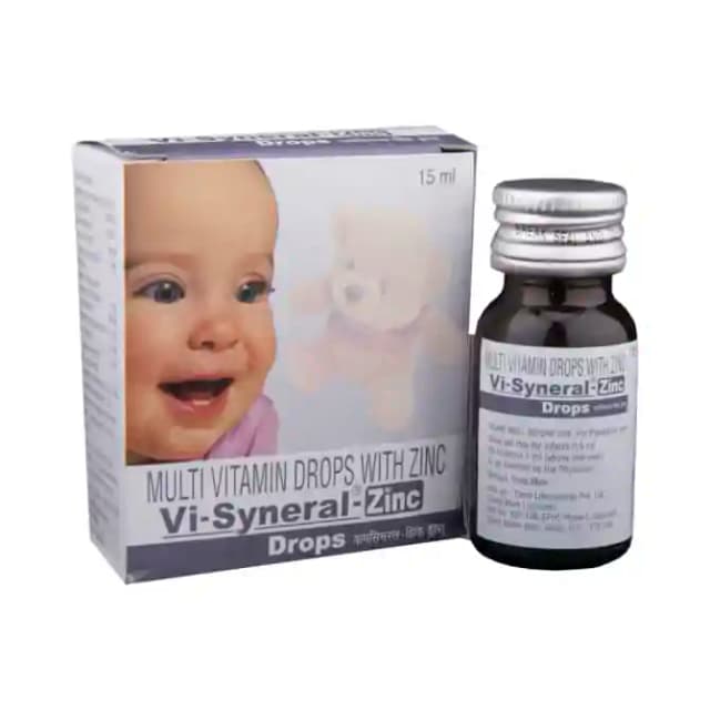 Vi syneral Zinc Drops (1 Bottle of 15 ml Oral Drops)