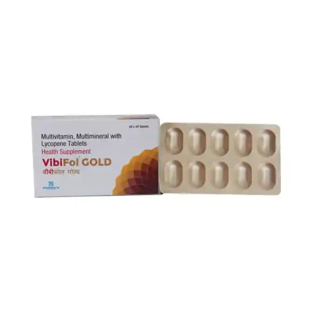 Vibifol Gold (1 Strip Of 10 tablets)