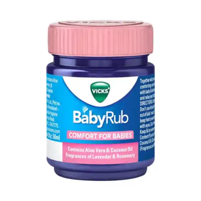 Vicks BabyRub Ointment Large (1 Jar Of 50 ml Ointment)