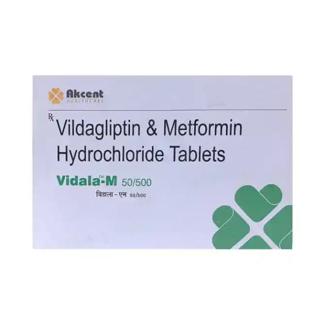 Vidala M 50/500 (15 tablets in 1 strip)