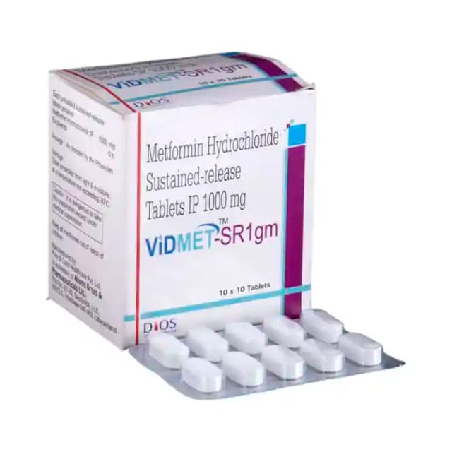 Vidmet Vidmet SR 1g (10 tablets sr in 1 strip)