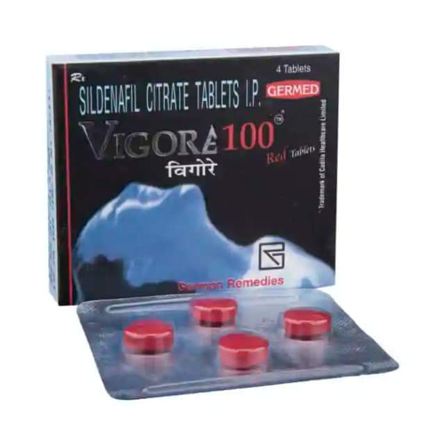 Vigore 100 Red (4 tablets in 1 strip)