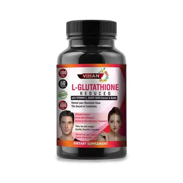 Vihan L Glutathione (1 Bottle of 60 capsules)