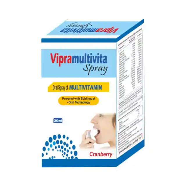 Vipramultivita Spray Cranberry (1 Bottle of 30 ml Oral Solution)