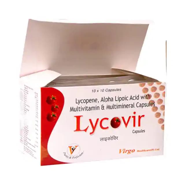 Virgo Healthcare Lycovir (1 Strip Of 10 capsules)