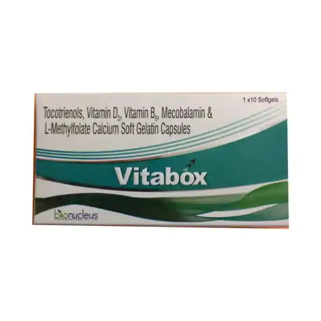Vitabox Soft Gelatin (1 Strip Of 10 soft gelatin capsules)
