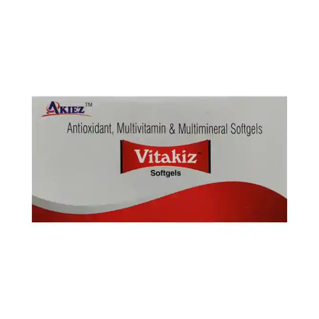 Vitakiz Softgels (1 Strip Of 10 soft gelatin capsules)