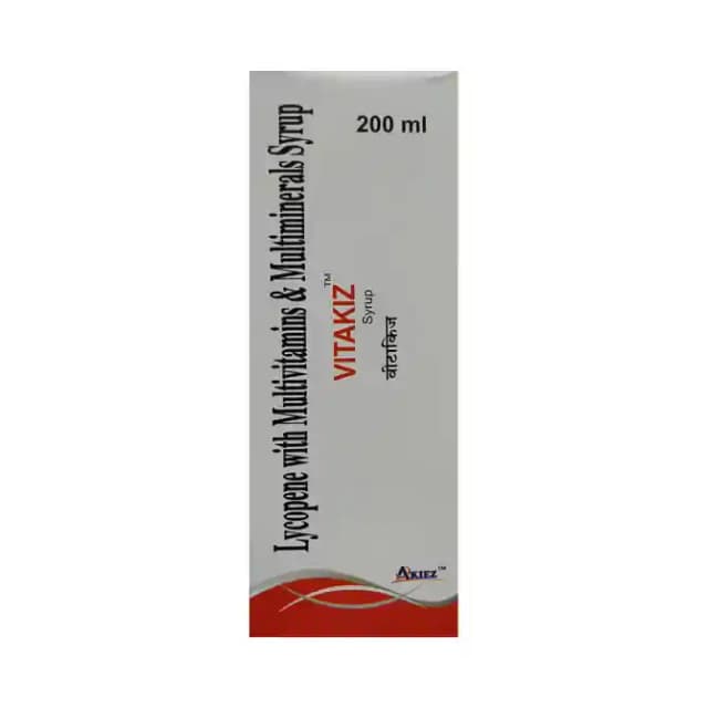 Vitakiz Syrup (1 Bottle of 200 ml Syrup)