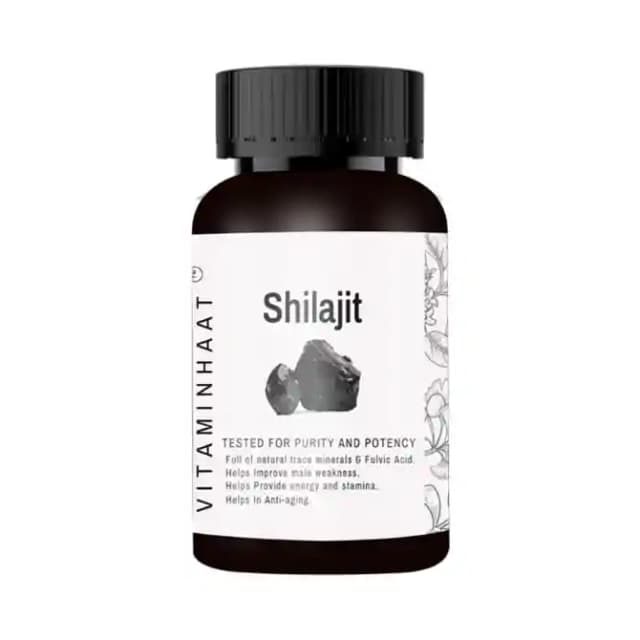 Vitaminhaat Shilajit (1 Bottle of 90 capsules)