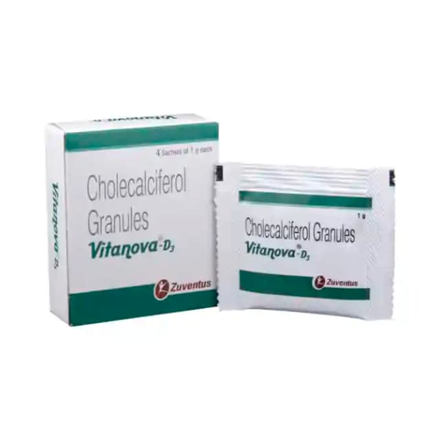Vitanova D3 Sachet (1 Sachet Of 1 gm Granules)