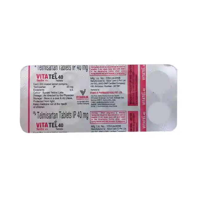 Vitatel 40 (10 tablets in 1 strip)