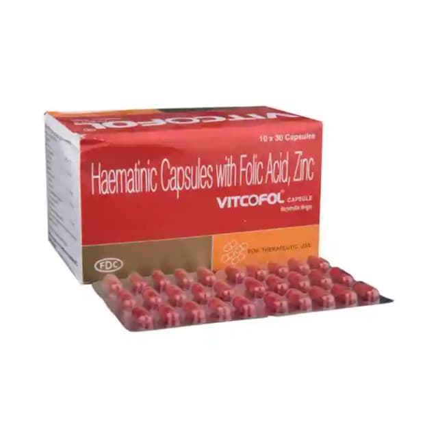 Vitcofol (30 Capsules in 1 strip)