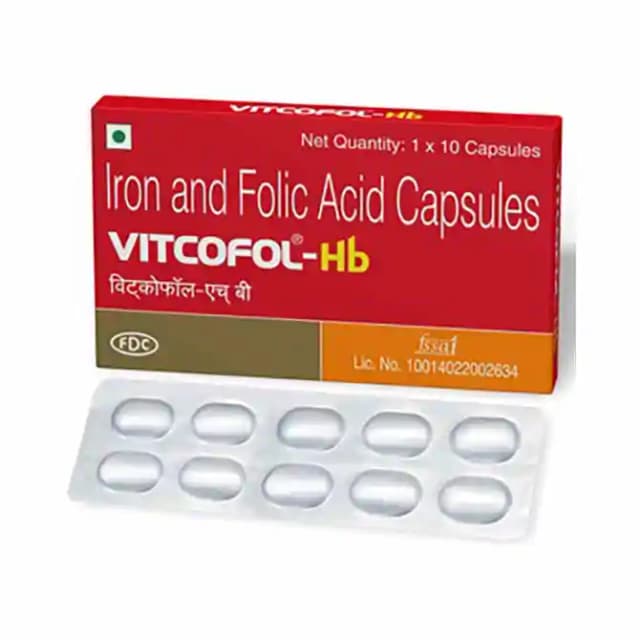 Vitcofol HB (10 Capsules in 1 strip)