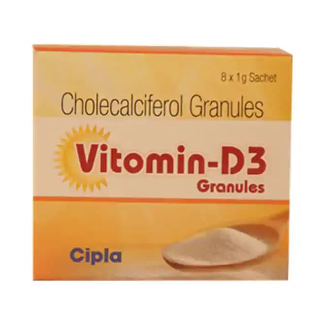 Vitomin D3 Granules (1 Sachet Of 1 gm Granules)