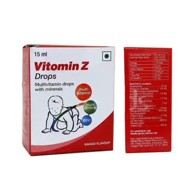 Vitomin Z Drop (1 Packet Of 15 ml Drop)