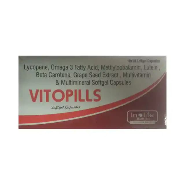 Vitopills Soft Gelatin (1 Strip Of 10 soft gelatin capsules)