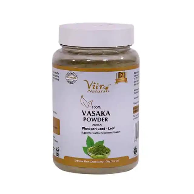 Vitro Naturals 100% Vasaka Powder (1 Bottle of 100 gm Powder)