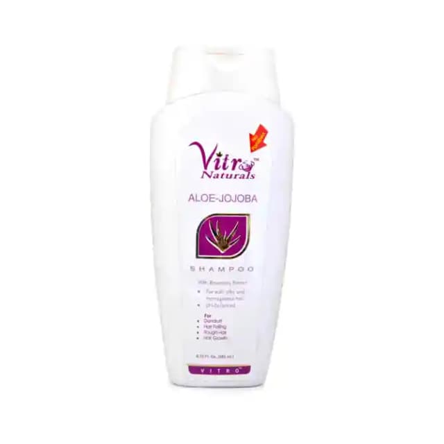 Vitro Naturals Aloe Jojoba Shampoo (1 Bottle of 200 ml Shampoo)